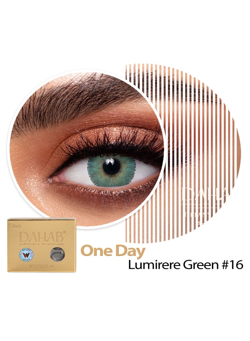 Dahab Daily Lenses Lumiere Green No16 - Image 1