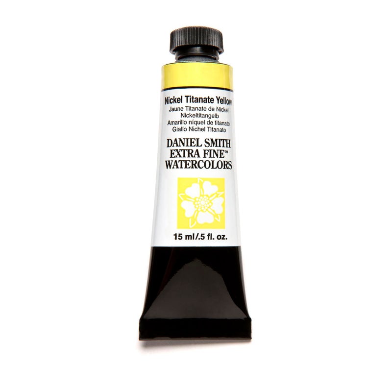 Daniel Smith Extra Fine Watercolor Paint 15ml Tube Nickel Titanate Yellow 284600062 05 Fl Oz Pack of 1