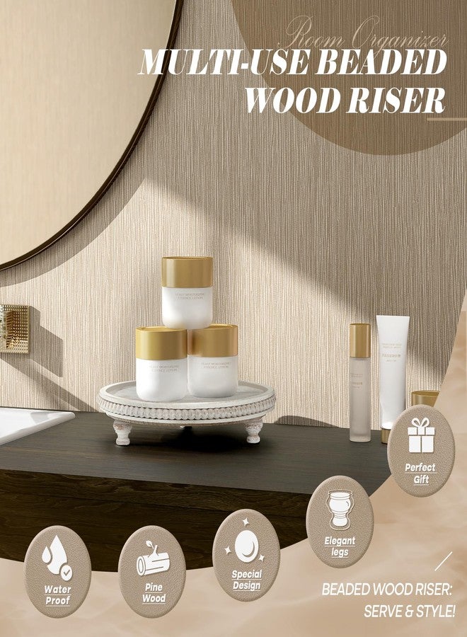 EOSAHR round display risers with breads（White） - Image 5