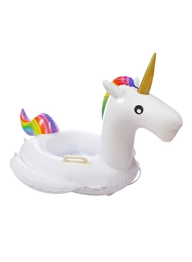 MorTime Baby Pool Float Unicorn Inflatable Swimming Ring Seat 30" Unicorn Swim Float For Kids Toddlers Babies 3 6 Years  - Image 2