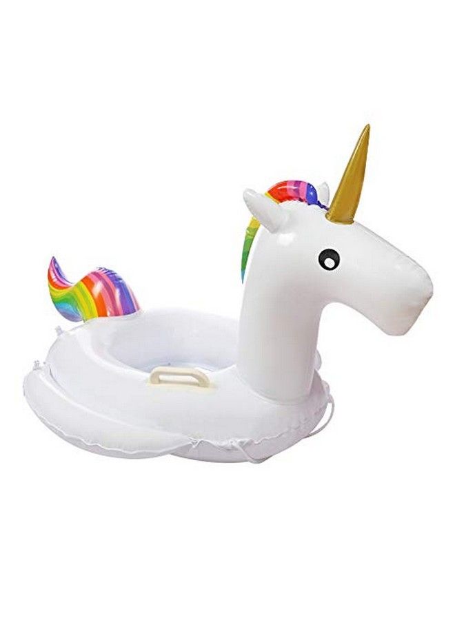 MorTime Baby Pool Float Unicorn Inflatable Swimming Ring Seat 30" Unicorn Swim Float For Kids Toddlers Babies 3 6 Years  - Image 1