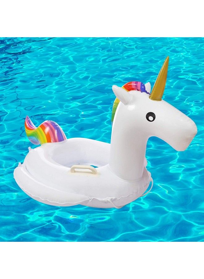 MorTime Baby Pool Float Unicorn Inflatable Swimming Ring Seat 30" Unicorn Swim Float For Kids Toddlers Babies 3 6 Years  - Image 5