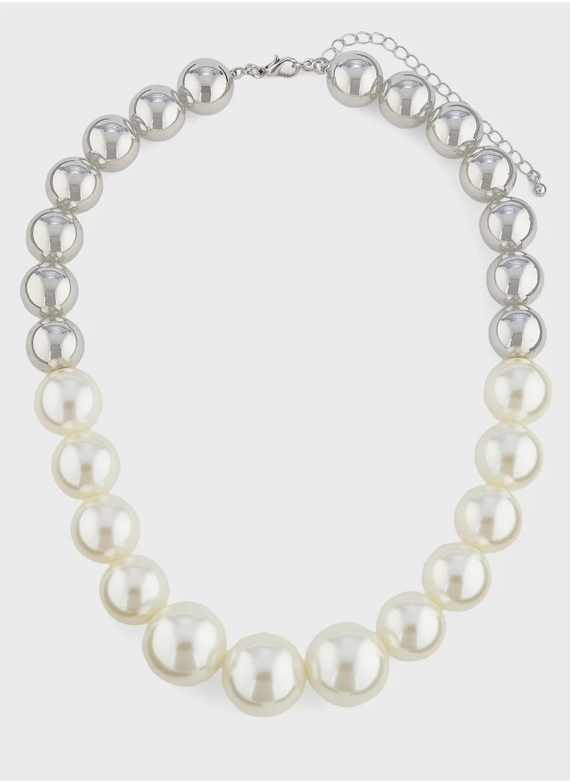 Ella Limited Edition Layered Pearl Statement Necklace