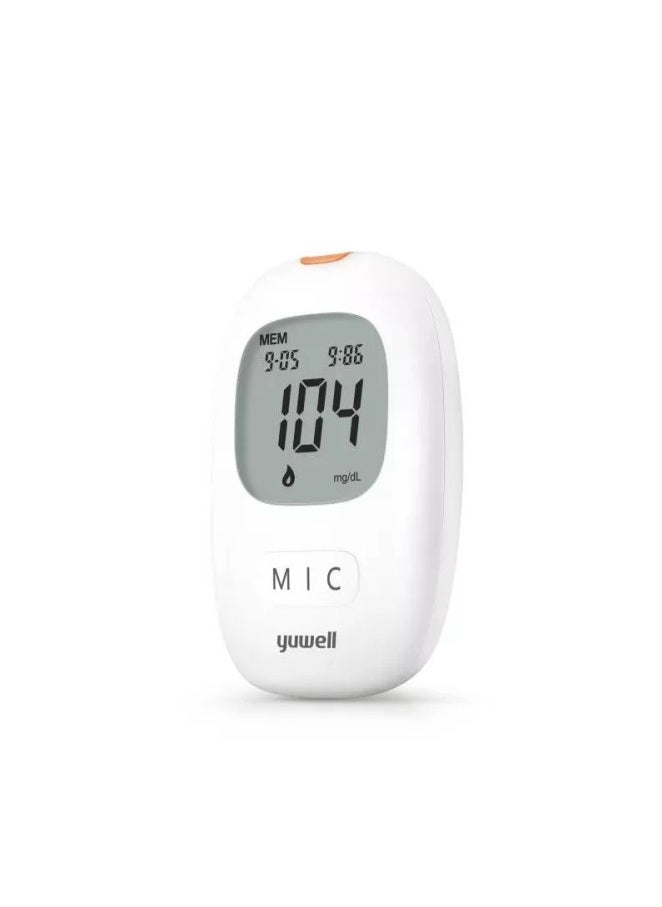 Yuwell - Blood Glucose Monitoring Kit, With 100 Strips and 100 Lancets, Blood Sugar Test with alcohol pads , Ideal for Home use - Image 1