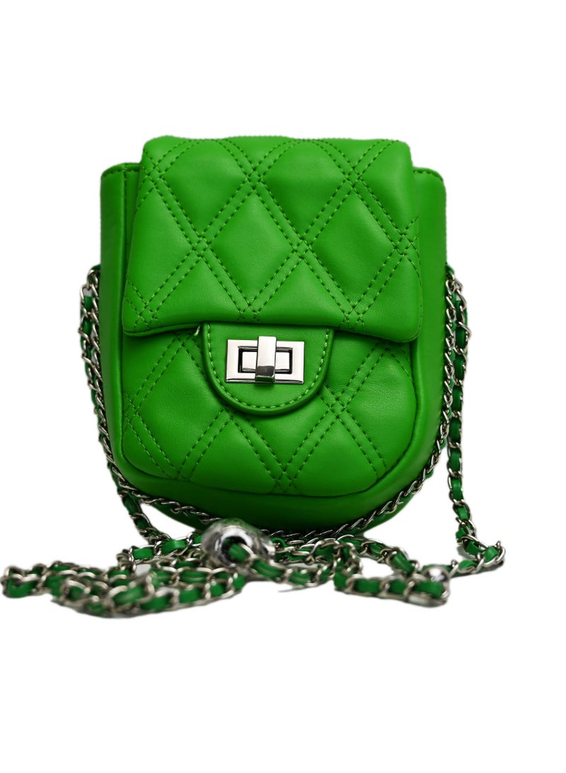 Small Handbag for Women With Metal And PU Leather Handle - Image 3