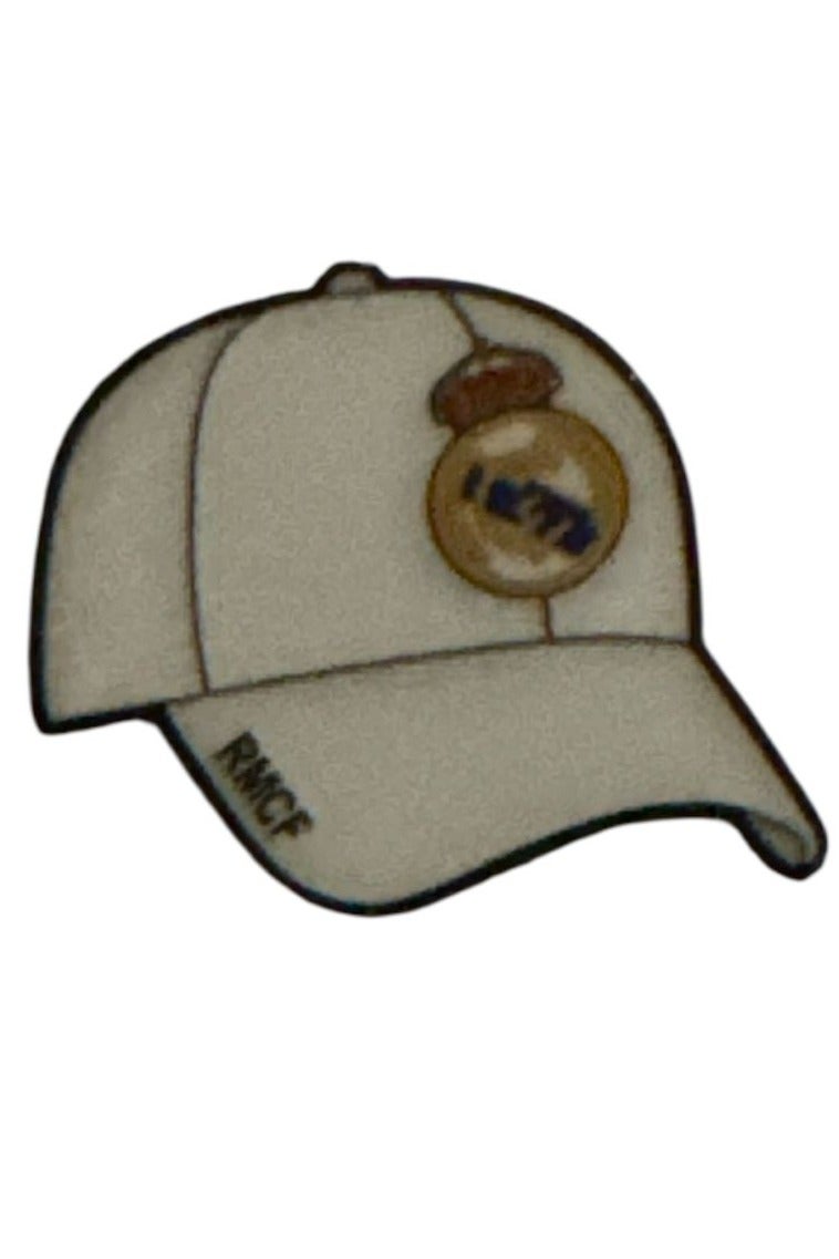 Real Madrid Metal sticker - in the shape of a hat with the Real Madrid club logo