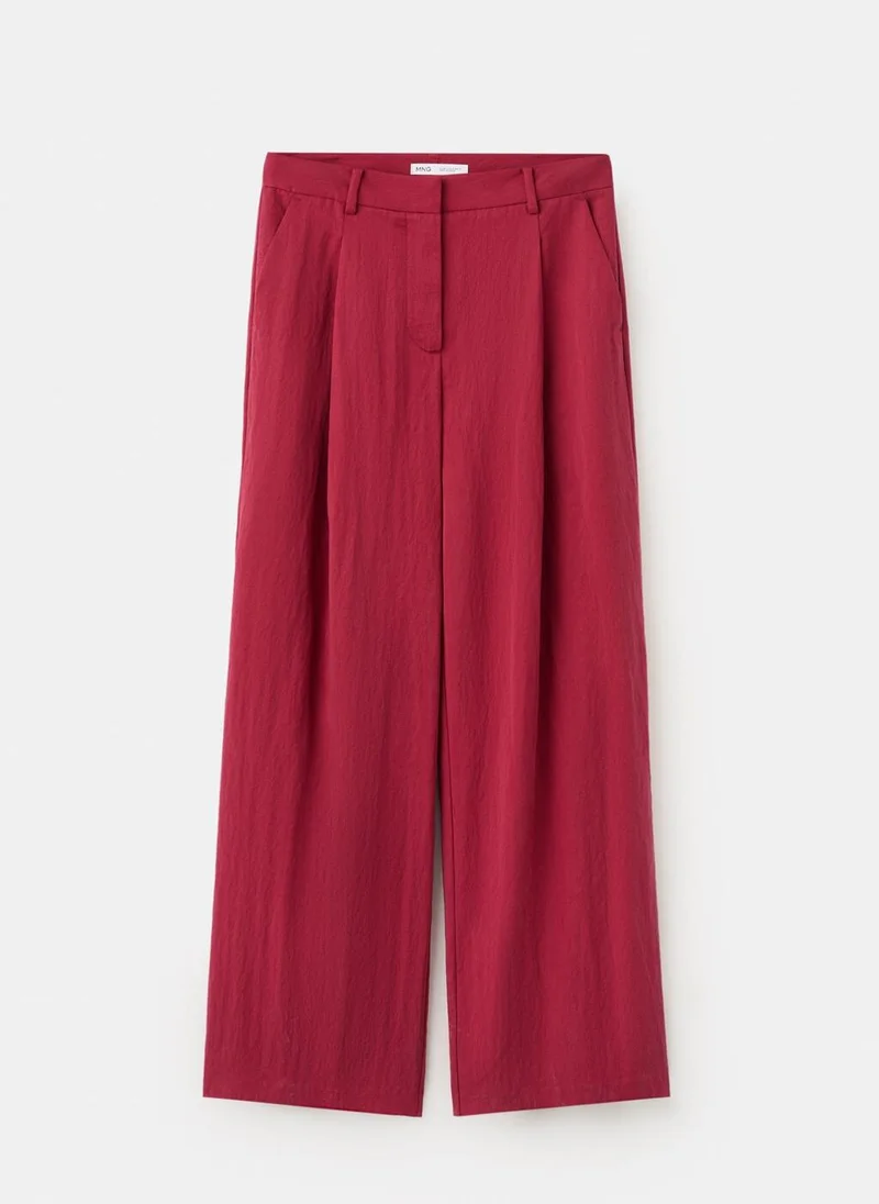 Mango  Mid-rise lyocell pants for Women | Best Price UAE