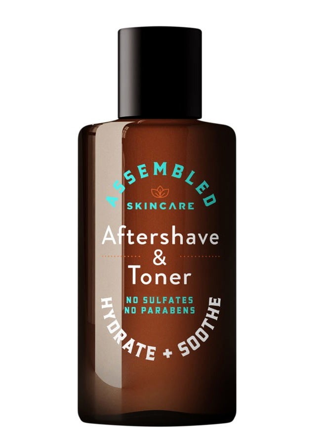 ASSEMBLED Men's Aftershave & Toner, 4oz (Pack of 1); Fragrance-Free, Paraben-Free - Image 2