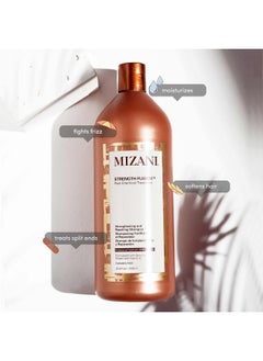 Mizani Strength Fusion Strengthening & Repairing Shampoo For Damaged Chemically Treated Hair 33.8 Fl Oz  - Image 2
