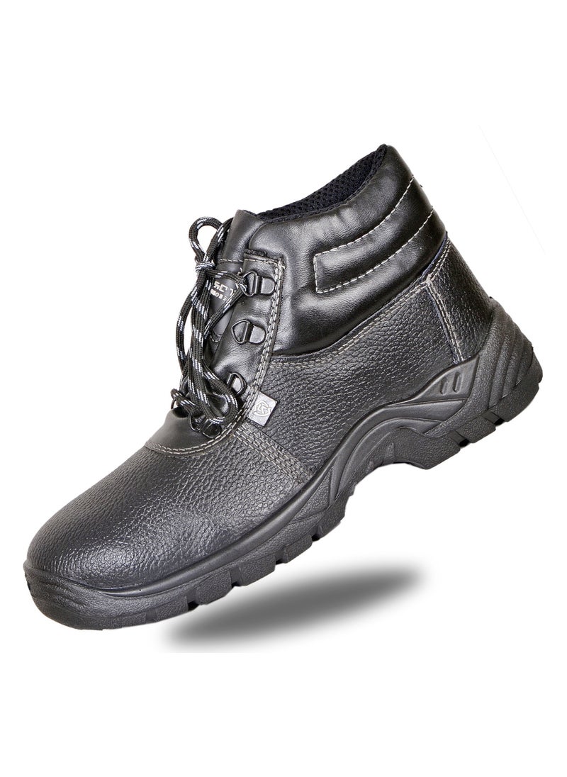 SLIMTA - Chukka Work Boots Safety Boots Safety Shoes Mens Womens Men's Work & Utility Footwear Steel Toe Cap Boots Non Slip Lightweight - Image 1