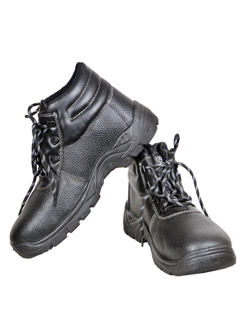 SLIMTA - Chukka Work Boots Safety Boots Safety Shoes Mens Womens Men's Work & Utility Footwear Steel Toe Cap Boots Non Slip Lightweight - Image 1