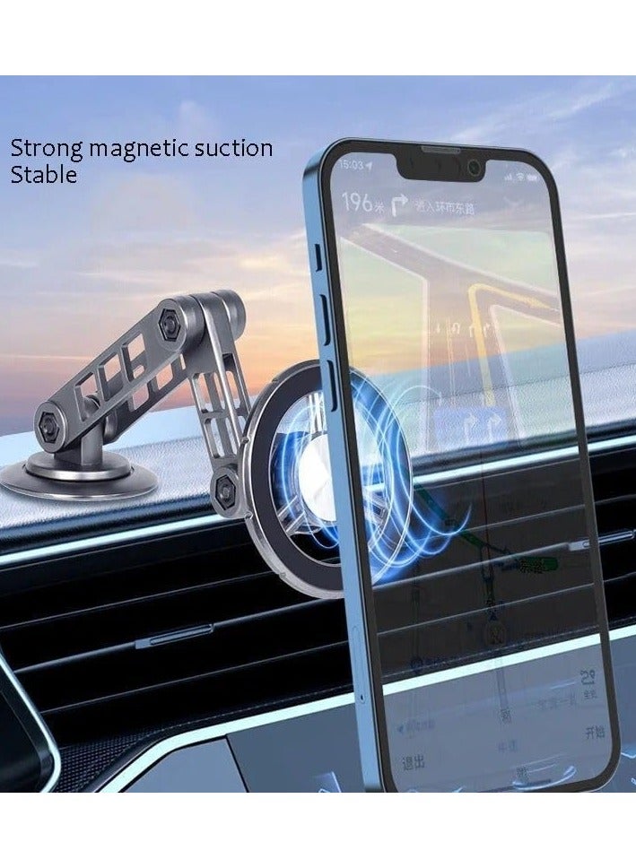 Raxoom 360° PRO, Magnetic Suction Car Phone Holder Stylish Magnetic Car Phone Holder, Phone Mount for Car, with Adjustable Arm (Black) - Image 2