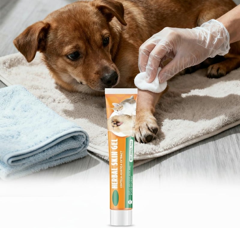 KASTWAVE Light precision processed material Dogs and Cats Wound Care Skin Gel for Heals Wounds, Skin Irritation, Soothes Inflammation, Prevents Infection, Scratches & Minor Cuts, Pet Wound Ointment, Safe Pet Care, Non-Toxic (20g) Home & light industrial compatible - Image 1