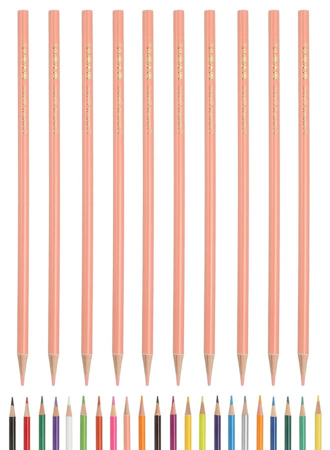 PATIKIL Colored Pencils, Beige Color Drawing Pencils with Oil-Based Cores Art Scrapbook Supplies for Adult Coloring Books Artists Beginners Drawing Sketching, 10 Pcs - Image 1