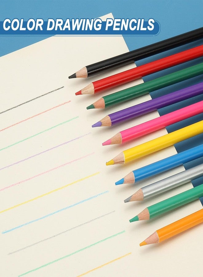 PATIKIL Colored Pencils, Beige Color Drawing Pencils with Oil-Based Cores Art Scrapbook Supplies for Adult Coloring Books Artists Beginners Drawing Sketching, 10 Pcs - Image 3