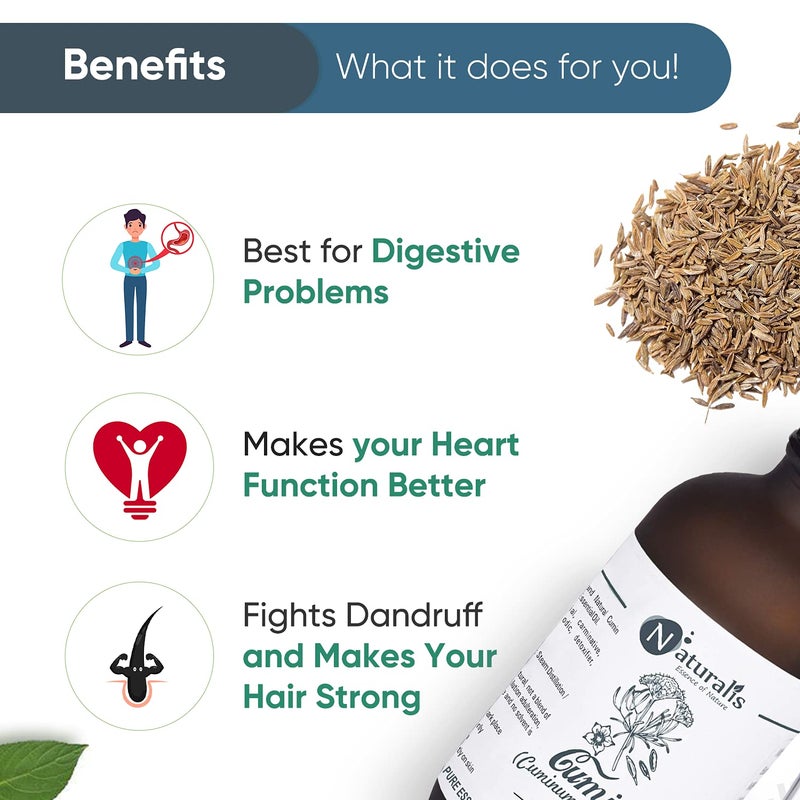 Naturalis Essence of Nature Cumin Essential Oil - 120ml - Image 3