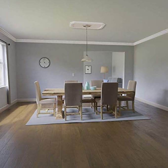 CMP20X10ED-04000 CEILING MEDALLION, 20"W X 10"H X 4"ID X 7"C X 1"P, WHITE - Image 2