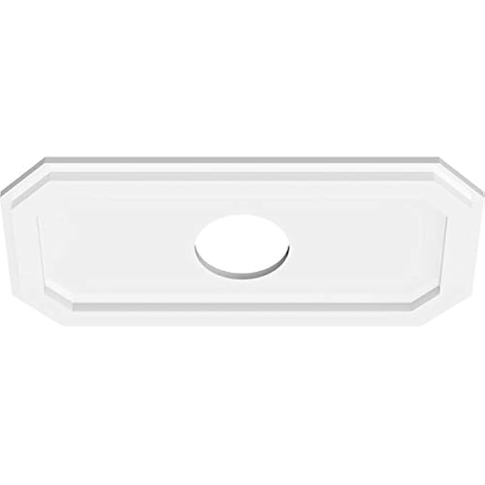 CMP20X10ED-04000 CEILING MEDALLION, 20"W X 10"H X 4"ID X 7"C X 1"P, WHITE - Image 3