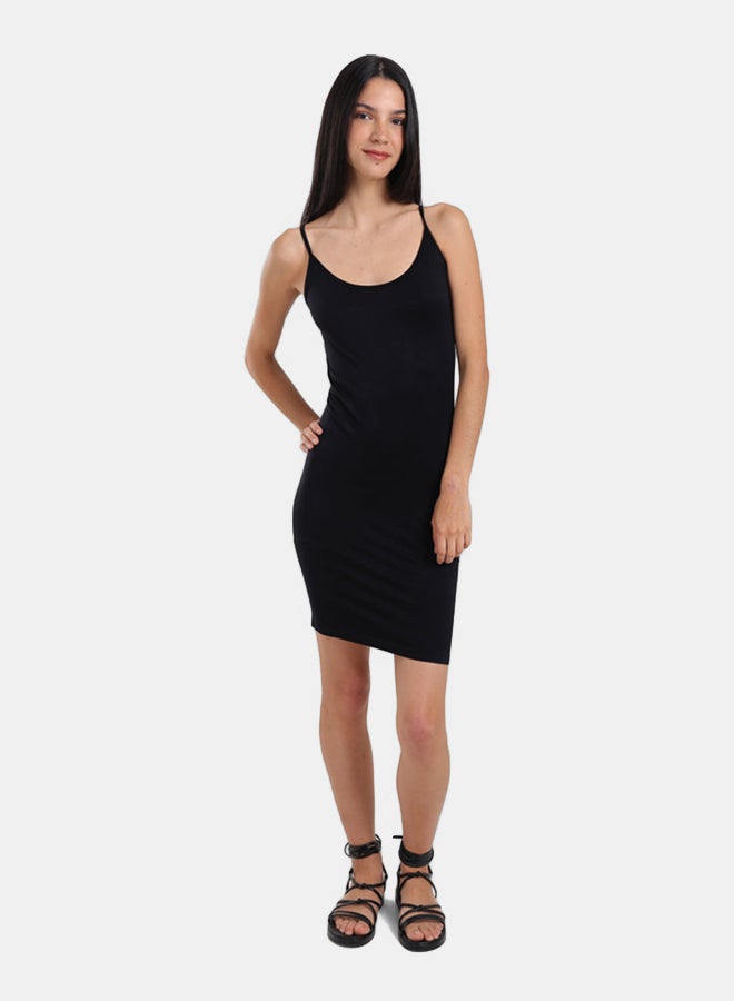 Carina Round Neck Cami Short Dress - Image 5