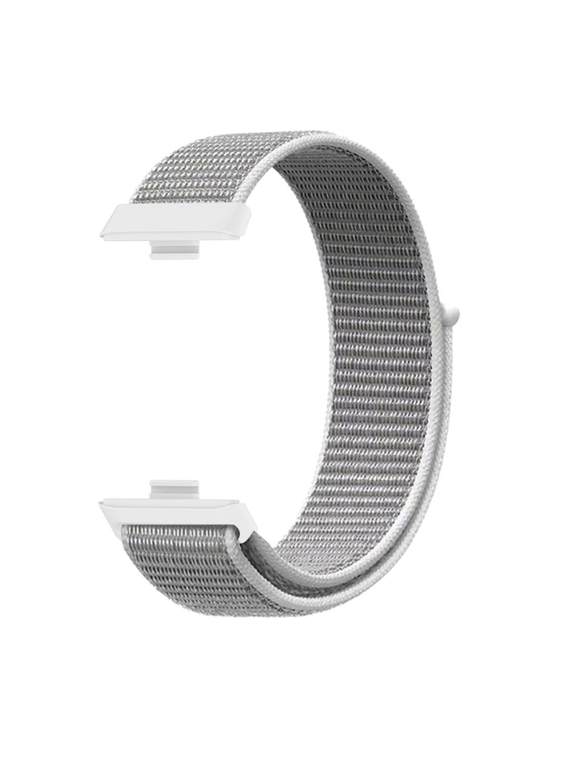 3 Packs Suitable for Huawei Watch Fit 3/4 Velcro Nylon Loop Strap, Nylon Watchband Replacement Bracelet for Huawei Watch Fit 3/4 ( Black, Pink, Sea Shell Color ﻿）  - Image 4