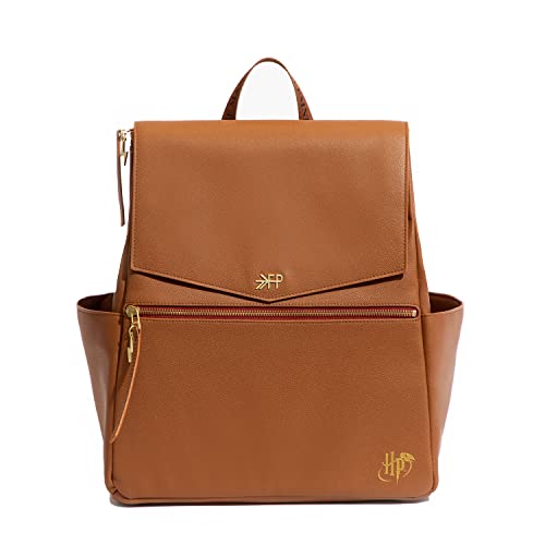 Freshly Picked Classic II Diaper Bag Backpack, Wipeable Vegan Leather With Changing Pad (Harry Potter V2) - Image 1