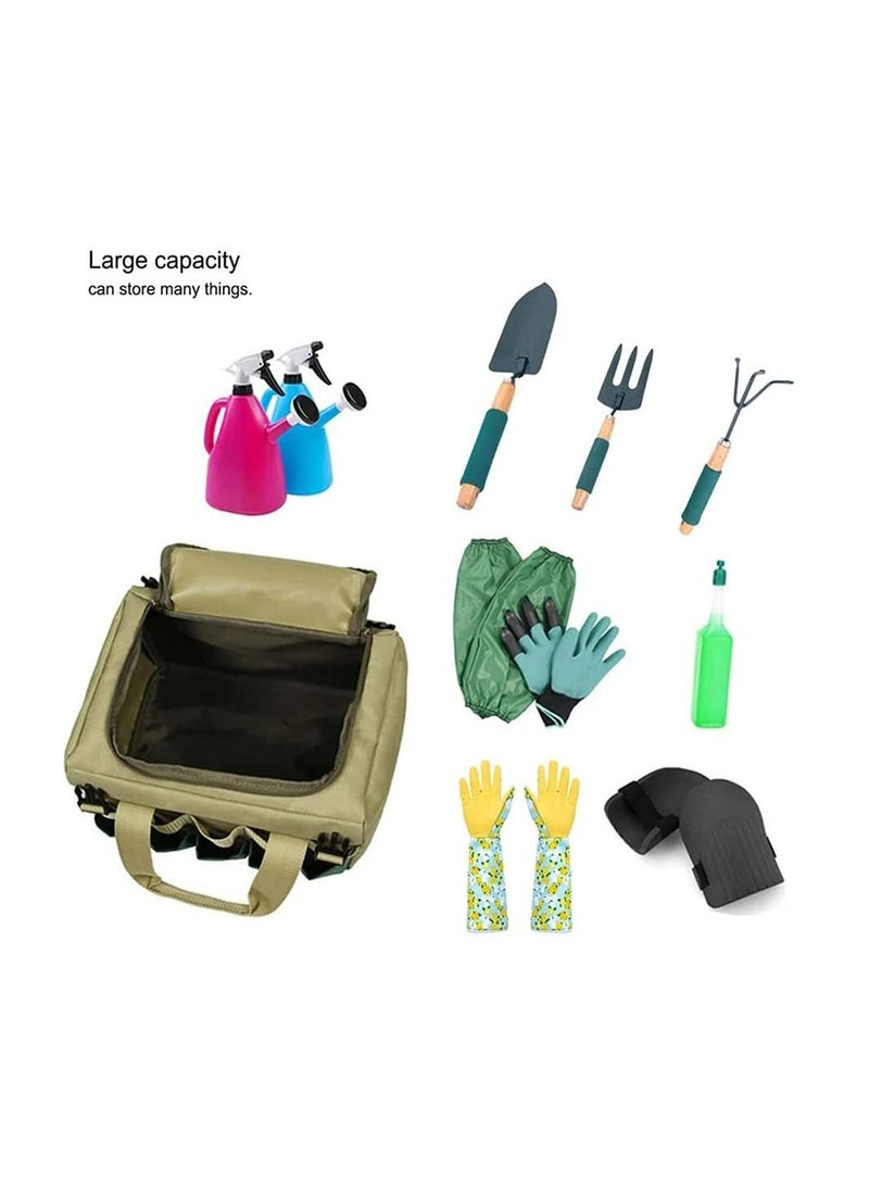 Cool Baby COOLBABY Outdoor Dual use Garden Tools Folding Stool Portable Garden Kit Chair with Detachable Storage Bag  - Image 5