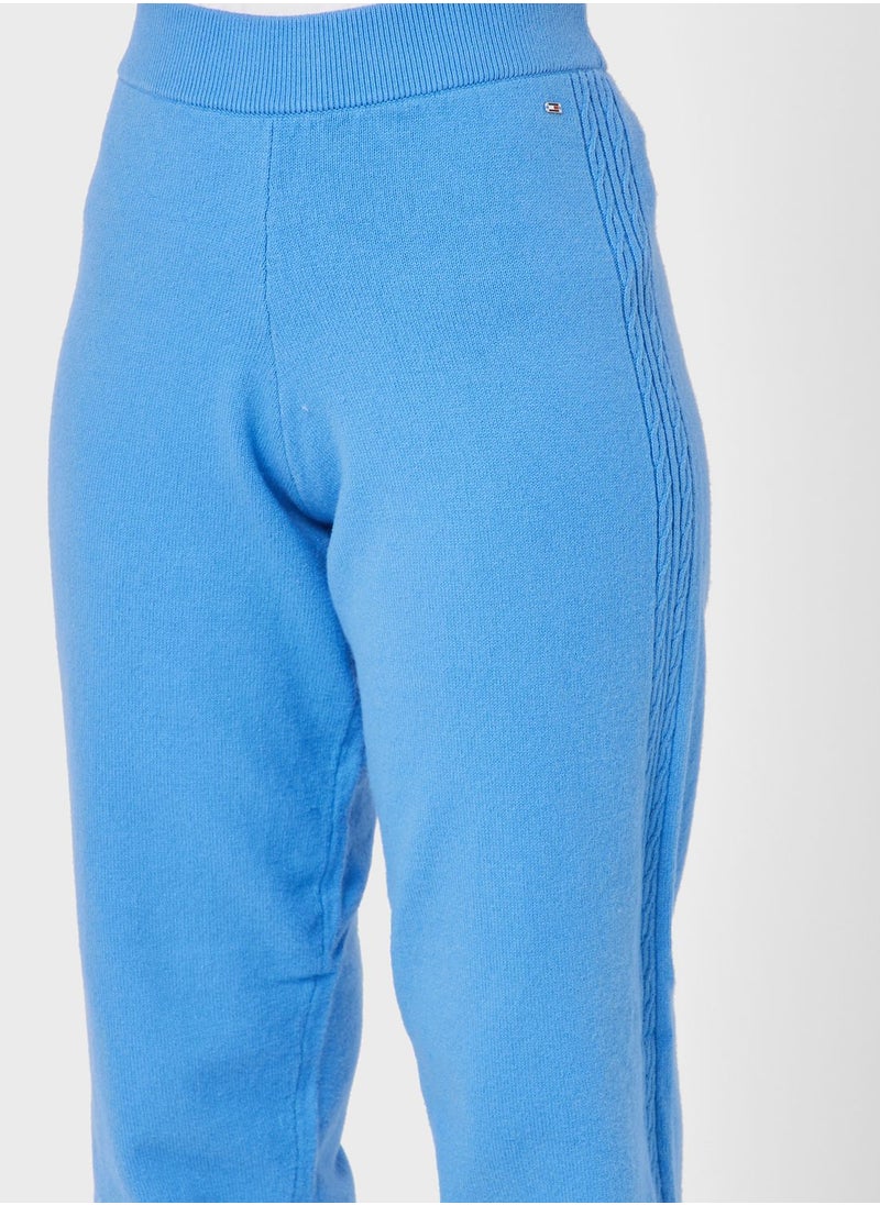 TOMMY HILFIGER High Waist Knitted Sweatpants  - Image 3