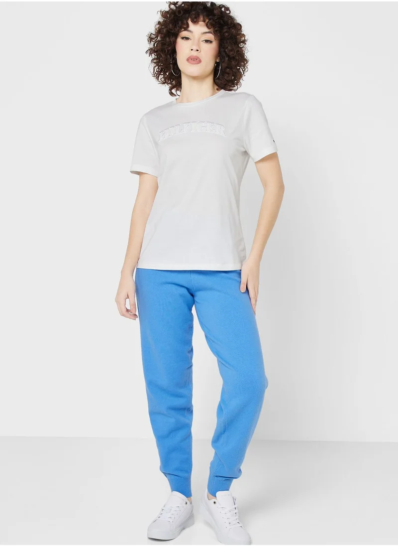TOMMY HILFIGER High Waist Knitted Sweatpants