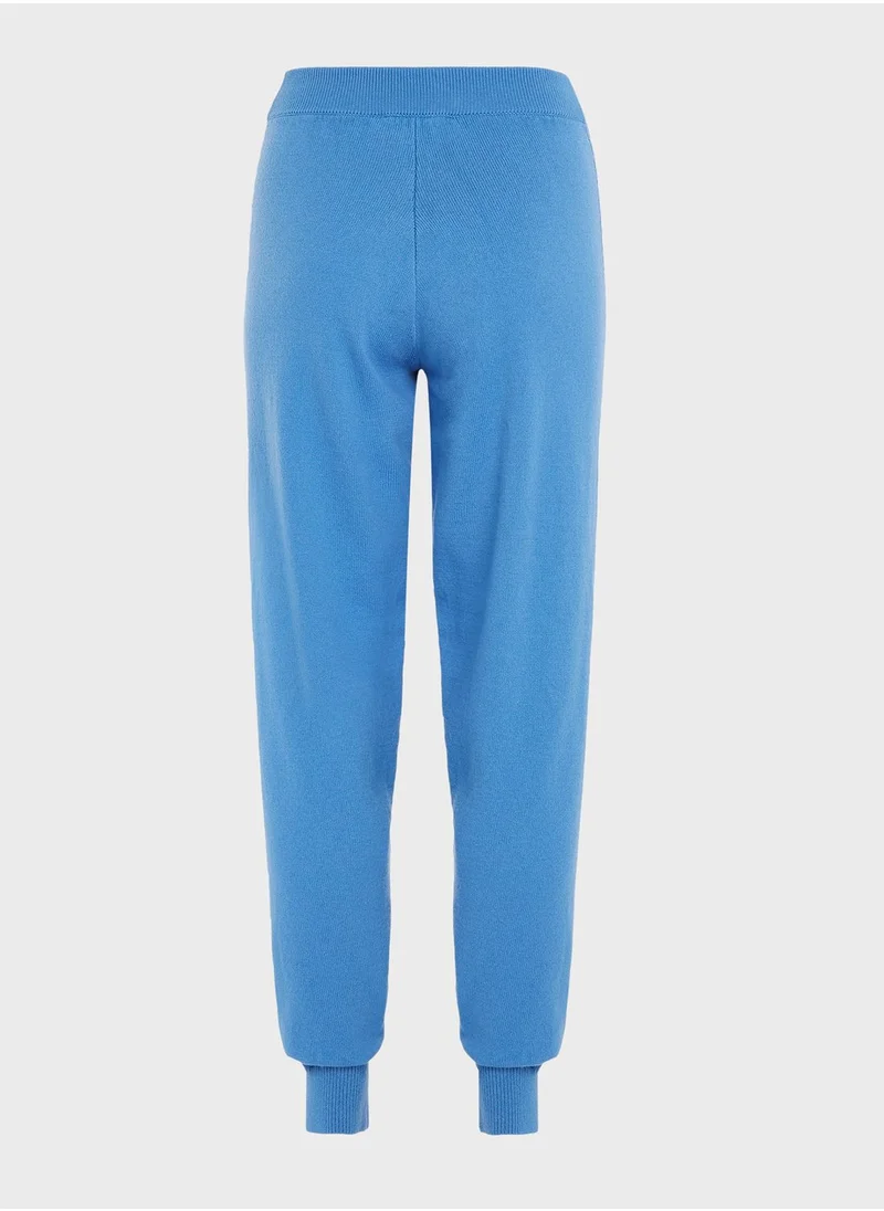 TOMMY HILFIGER High Waist Knitted Sweatpants