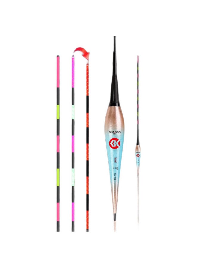 simago Fx05 Bite-Sensitive Color-Changing Luminous Float For Night Fishing, Carp And Crucian Carp, Highly Sensitive Gravity Sensor, Eye-Catching Electronic Float - Image 3