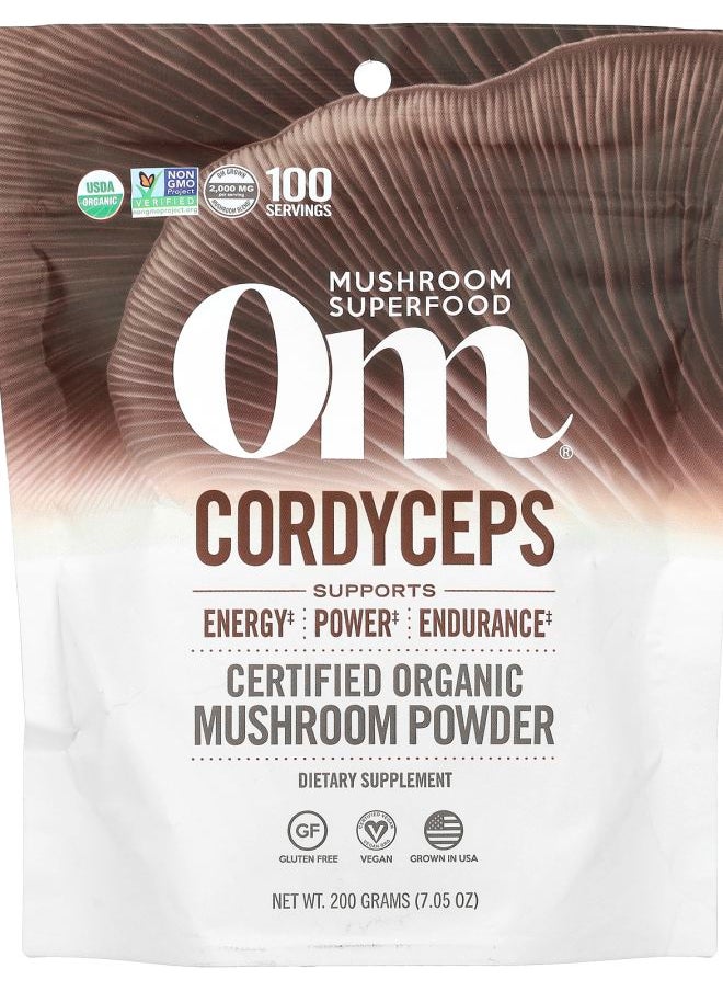 Cordyceps Certified Organic Mushroom Powder 7.05 oz (200 g) - pzsku/Z2EAAF5380797021D001CZ/45/_/1730767397/08f5fd86-1764-458f-a00f-16a22f32316f