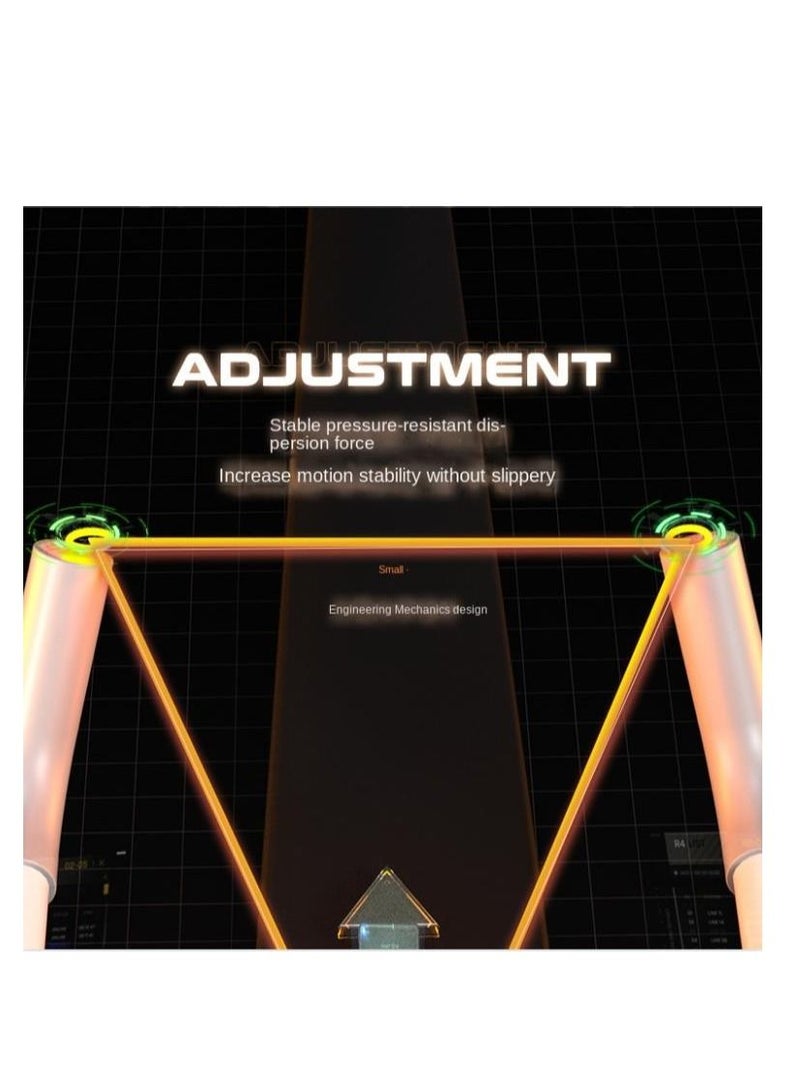 روك بو Abdominal Fitness Wheel Automatic Rebound Elbow Support Men's Roll Sports Double Thin Belly Women's Flat - Image 4