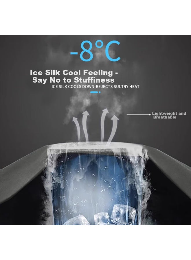 Liberal Ziyu Style Men's Ice Silk Sleep Pants  Summer Thin Sun Protection Straight Loose High Elastic Quick-dry Air Conditioning Sports Lounge Pants - Image 5