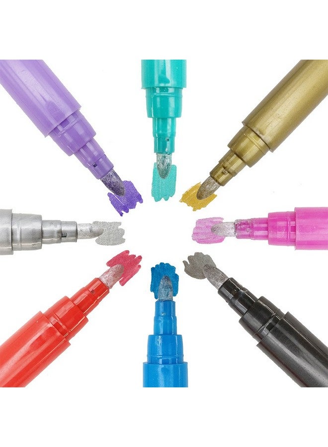 F Wine Glass Markers, Cnymany Erasable Washable Name It Marker Pens For Glassware Window