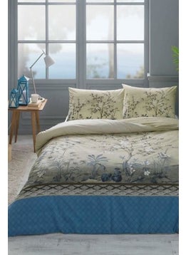 Angel Of Life TİMESTART Double Ranforce Duvet Cover Set Sakura Petrol 