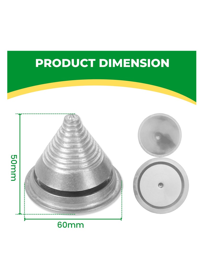 SOLARAE Metal Precision Blade Balancers, for Balancing Lawnmower Blades After Sharpening, Compatible with Most Lawnmower Blades, Reduce Engine Wear, Centered and Level, Made of Metal (2-Pack) - Image 3
