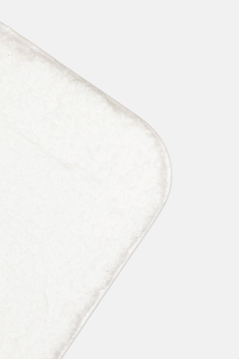 Bebe Home Non Slip Textured Bathroom Mat, White - Image 3