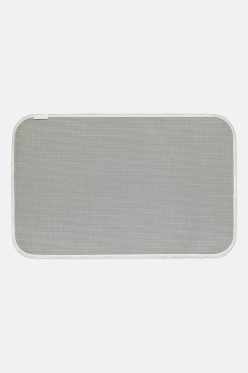 Bebe Home Non Slip Textured Bathroom Mat, White - Image 2