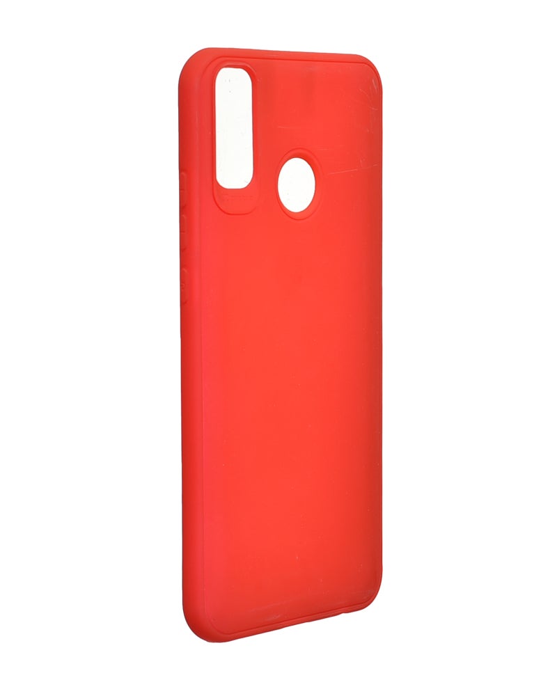جراب سيليكون لهاتف هواوي Y8s - أحمر - Image 2