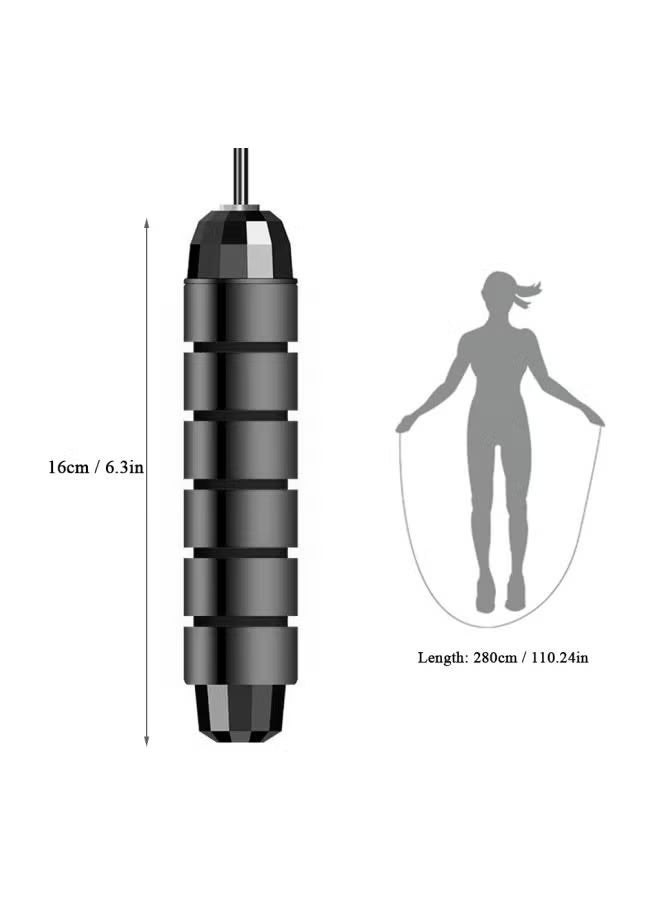 Adjustable Fitness Exercise Jumping Rope With Foam Anti-Skid Handles Skipping Rope Men Women Kids - Image 4