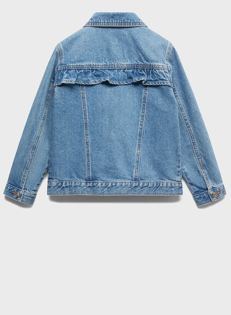 مانجو Kids Denim Jacket