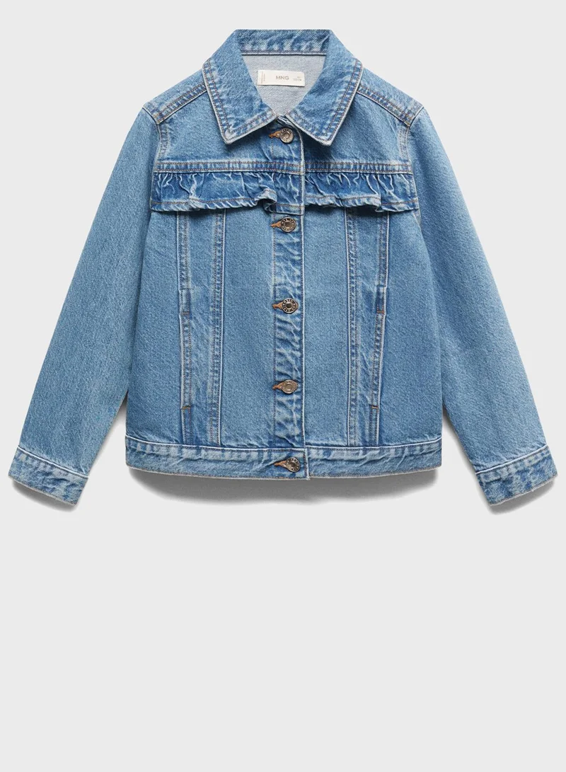 مانجو Kids Denim Jacket