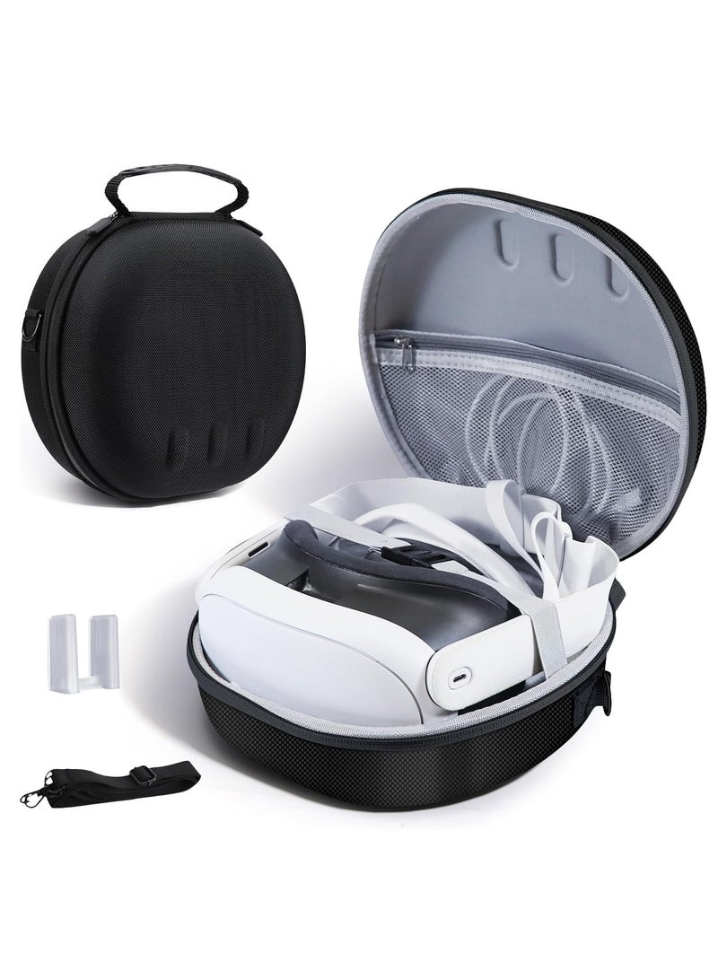 SYOSI Carrying Case Compatible with Oculus Meta Quest 3 Hard EVA Quest 3 Case for VR Headset Touch Controllers and Other Accessories Portable Crossbody Shoulder Backpack Suitable for Travel & Home - Image 1