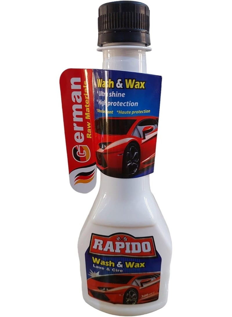 Generic Rapido Spray Wheel & Tire cleaner 700ml - Black + Rapido Wash & Wax 300ml - White  - Image 3