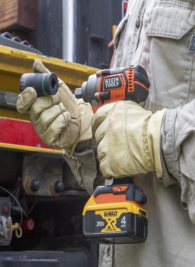 Klein Tools 66066 2-in-1 Deep Impact Socket, 6-Point 1-1/8-Inch and 15/16-Inch hex socket sizes, Use with Impact Wrenches BAT20-CW, BAT20-CW - Image 3