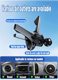 AIYISHI Car mobile phone holder car air outlet dedicated navigation fixed support seat car new anti-shake bracket  Car Phone Mount  - Image 4