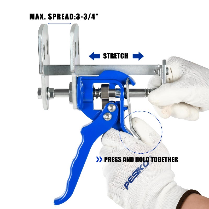 PESIKO 29100 Quad Brake Caliper Compression Tool, Double Speedy Brake Caliper Compression Tool for Replacement Single, Double and Quad Piston Brake Callipers - Image 4