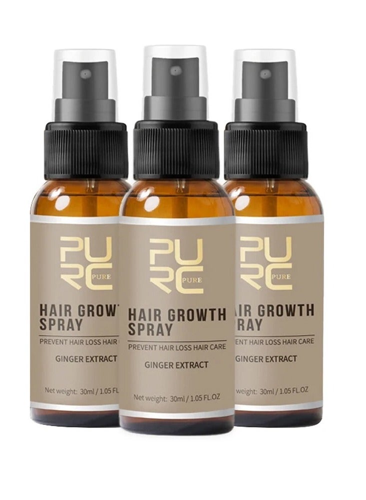 PURC 3 PCS Hair Growth Spray 30ml - Image 1