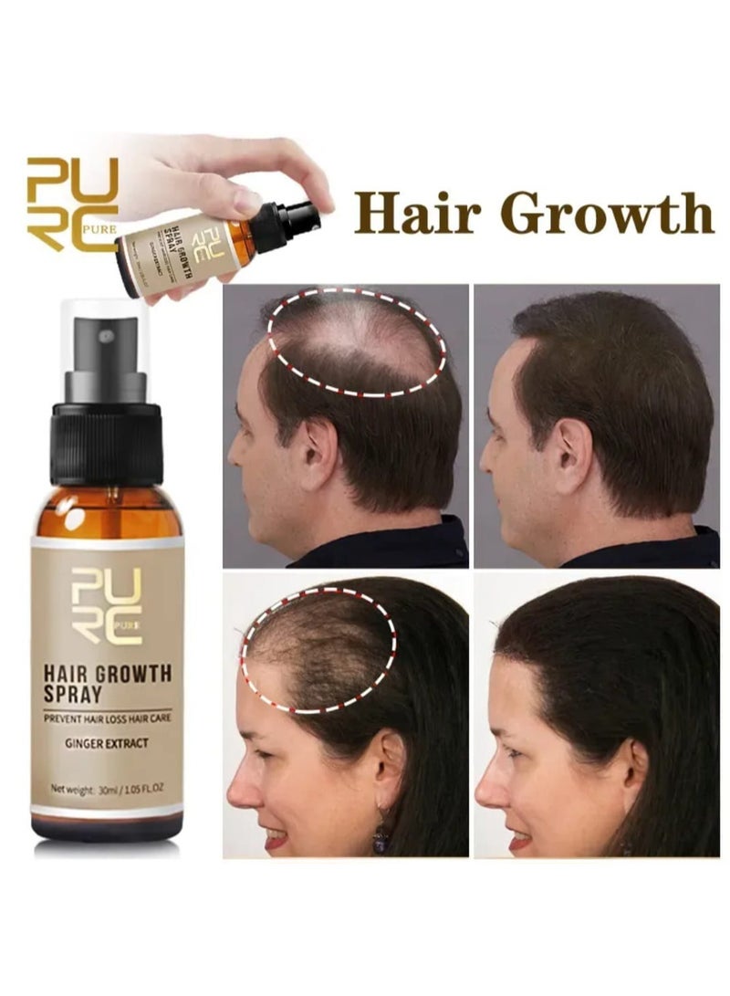 PURC 3 PCS Hair Growth Spray 30ml - Image 2