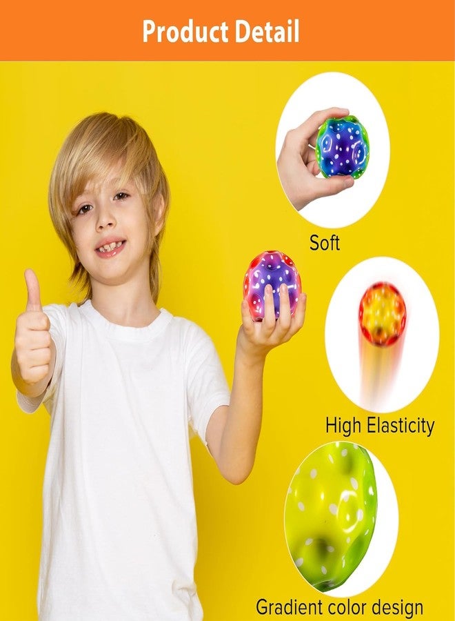 Buko Super Infinity Crazy Bounce Moon Rainbow Ball: Ultimate Grip and Catch, Enhances Hand-Eye Coordination (Green Yellow (Pack of 1) - Image 3